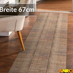 Küchenteppich Küchenläufer abwaschbar Teppichläufer Küche rutschfest Flur Läufer pflegeleicht Japan Breite 67cm