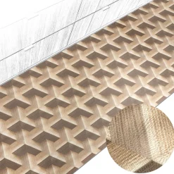 Küchenteppich Küchenläufer abwaschbar Teppichläufer Küche rutschfest Flur Läufer pflegeleicht 3D Breite 67cm