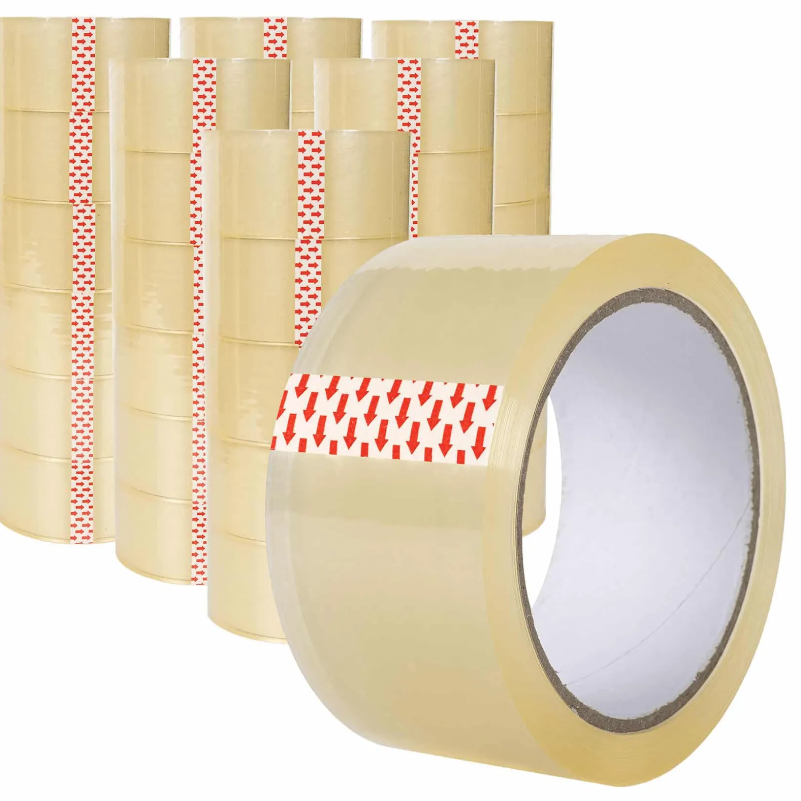 Klebeband Paketklebeband Paketband Packband BOPP 66m x 48mm Transparent 6er oder 36er Rollen Set