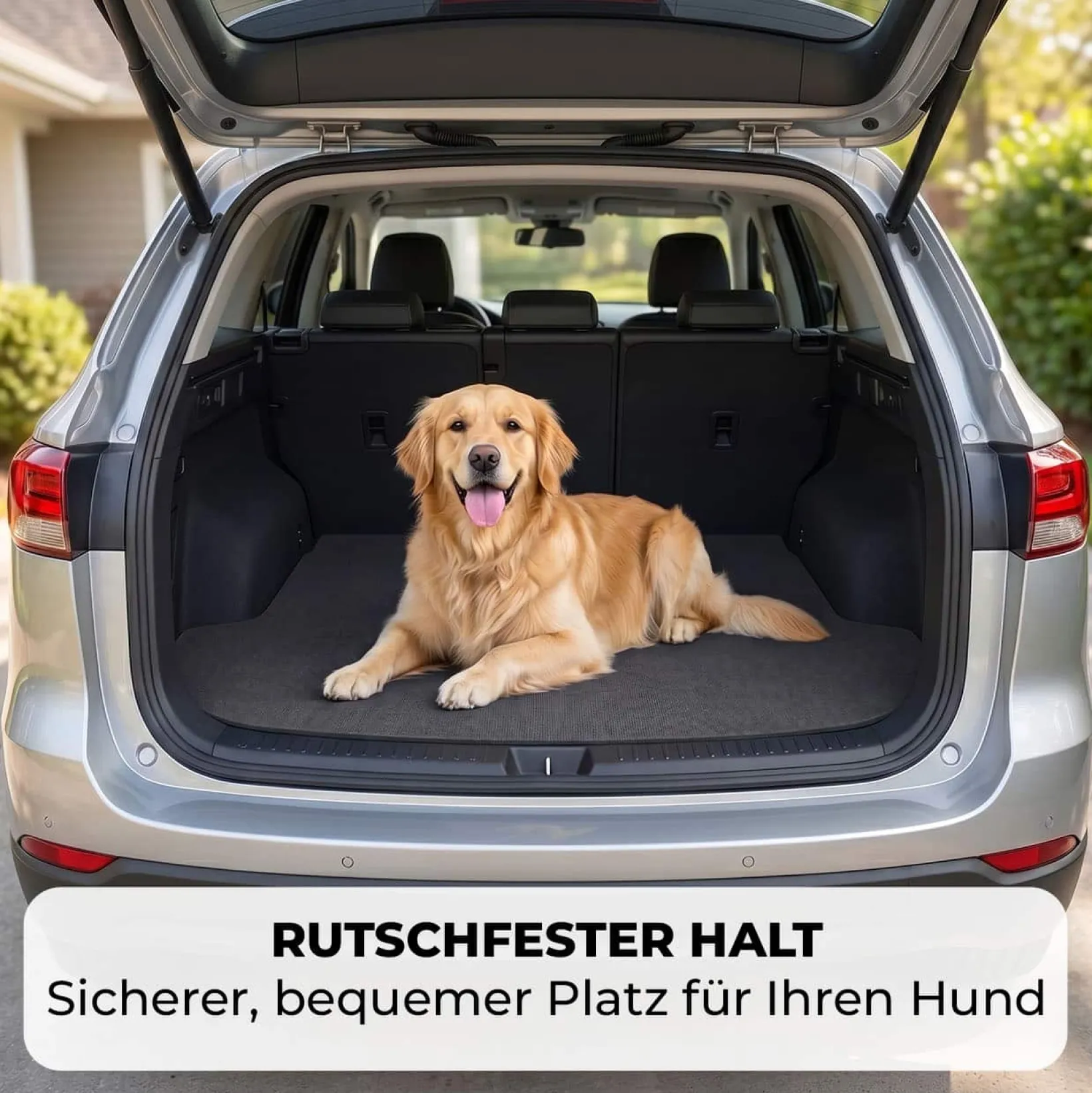 Kofferraummatte Anthrazit Kofferraumschutz Antirutschmatte Meterware