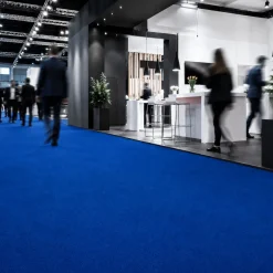 Kunstrasen Rasenteppich für Balkon Terrasse Meterware Blau
