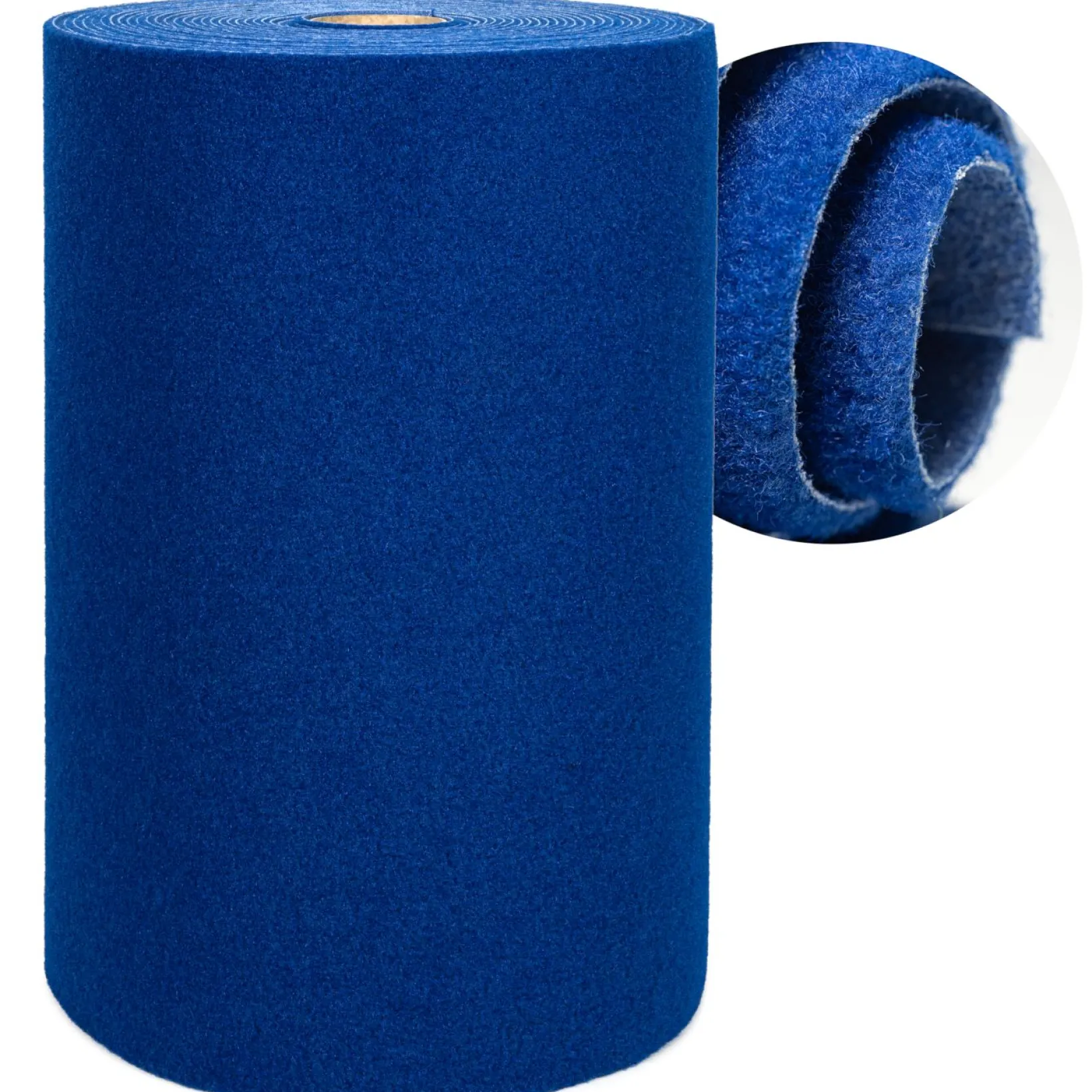 Kunstrasen Rasenteppich für Balkon Terrasse Meterware Blau