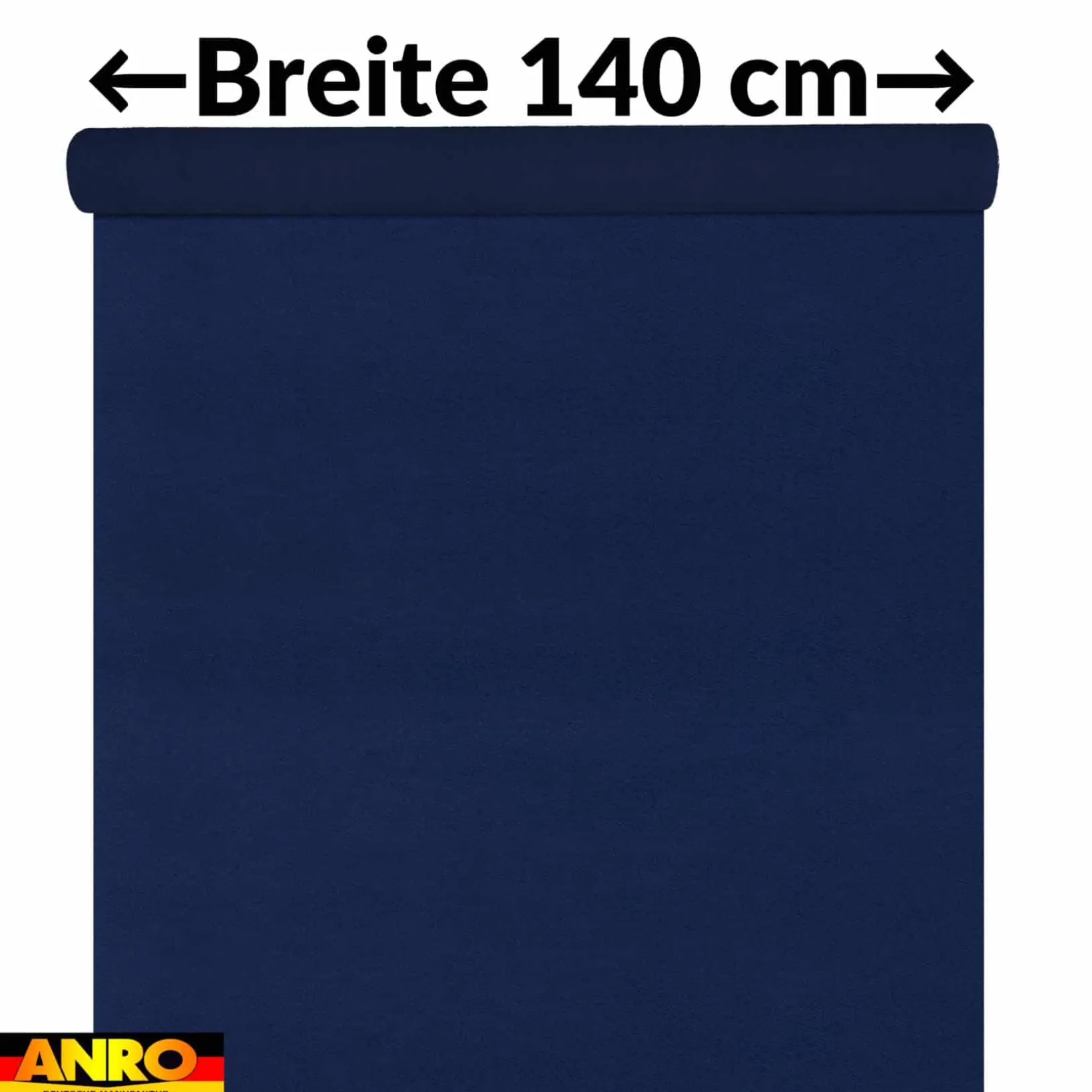Messeteppich Eventteppich Marineblau Teppich für Messe Event Messeboden Meterware BFL-S1 Alex