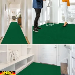 Messeteppich Rips Teppich für Messe Büro Eventteppich Grün Meterware BFL-S1 Yula