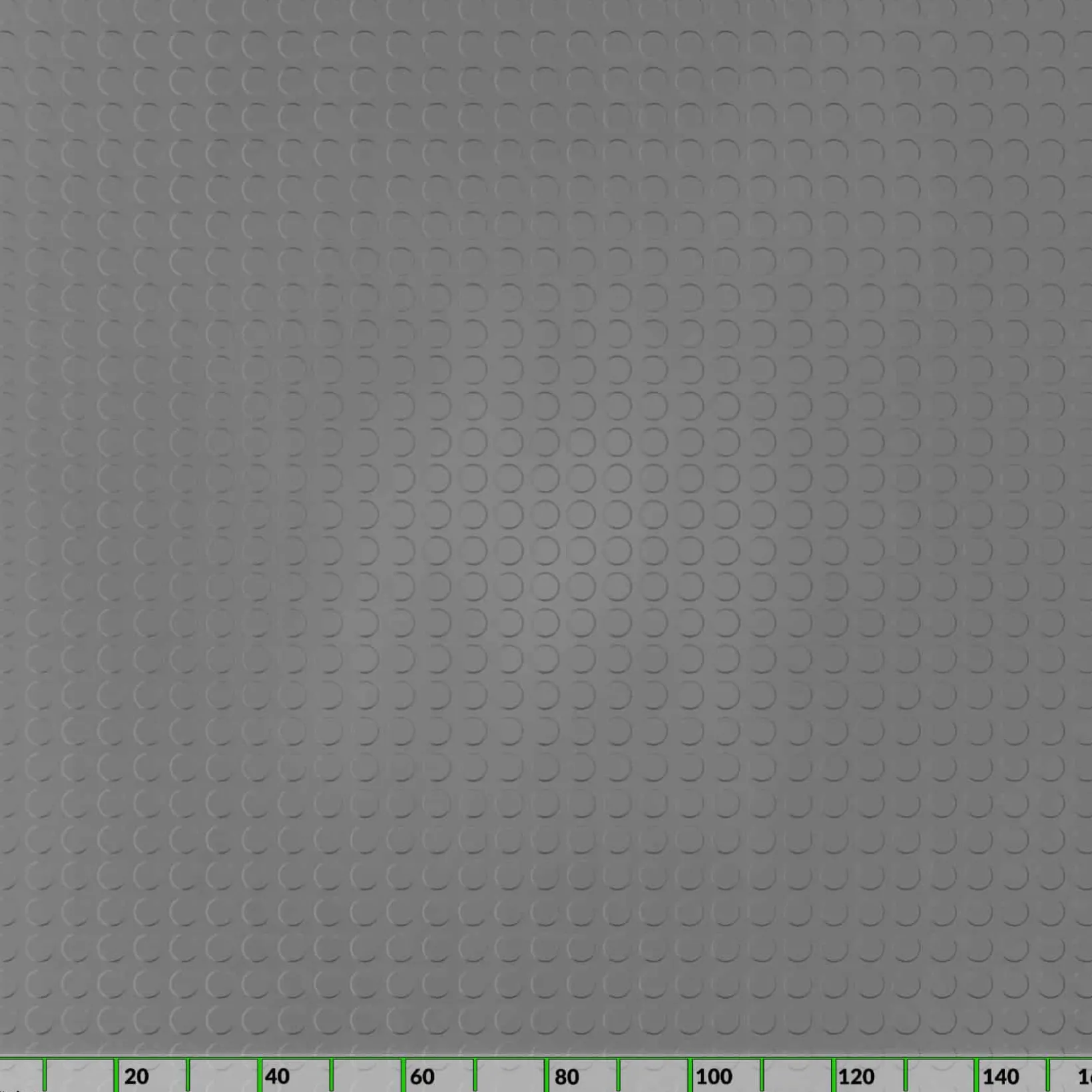 Noppenmatte Gummimatte Meterware TPE Gummiläufer Gummi Bodenbelag Noppen 3mm Grau Breite 140cm