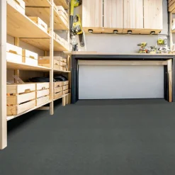PVC Bodenbelag Vinyl Fußbodenbelag PVC Boden Vinylboden Granitoptik Grau Meterware Breite 140cm