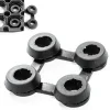 Ringgummimatten Verbinder schwarz für Ringmatten 16 und 22 mm