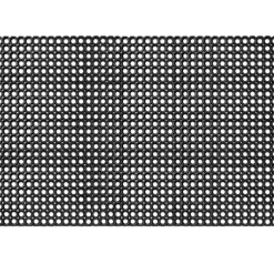Ringgummimatte Schmutzfangmatte Fußabtreter Gummimatte Wabenmatte 100x200cm Schwarz