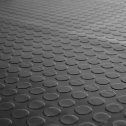 SBR Gummimatte Meterware Bodenbelag Noppen Schwarz Stärke: 3mm 120cm Breite
