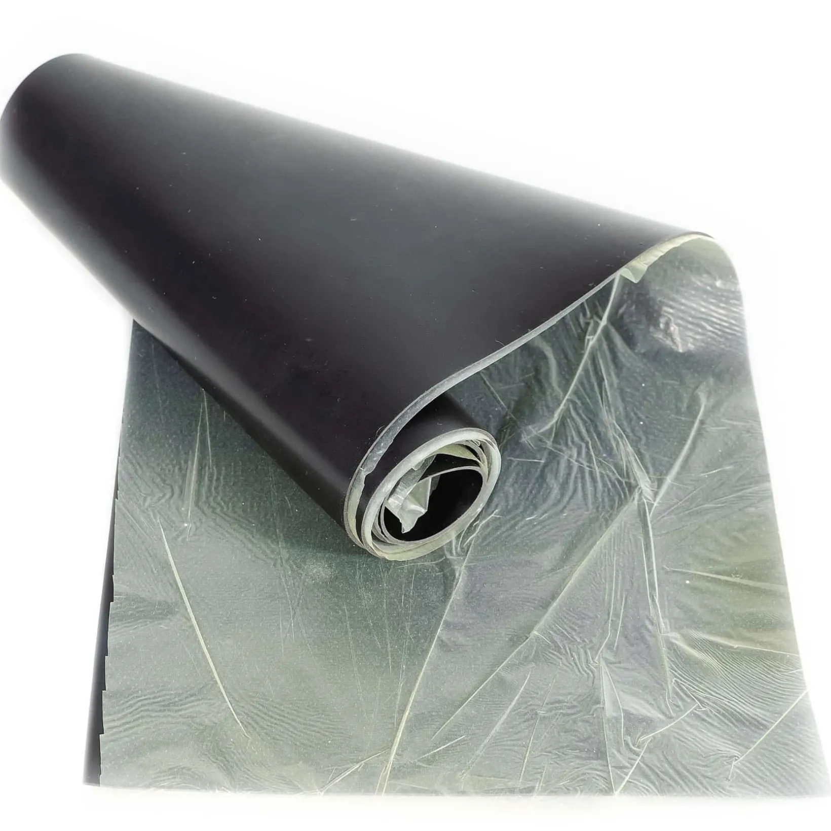 SBR Gummimatte Meterware Gummi Bodenbelag Glatt Schwarz Stärke: 1mm 100cm Breite