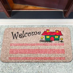 Schmutzfangmatte Fußmatte Türvorleger rutschfest Welcome Home 40x70cm