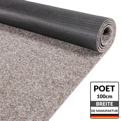 Schmutzfangmatte Teppichläufer Sauberlaufmatte Läufer Flur Innen Außen Eingang POET Breite 100cm Hellbraun