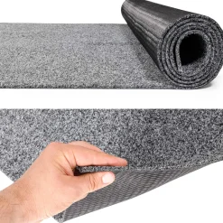 Schmutzfangteppich Sauberlaufmatte Flur Teppich Teppichläufer Läufer Flur POET Breite 80cm Grau