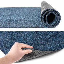 Schmutzfangteppich Sauberlaufmatte Schmutzfangmatte Flur Teppich Teppichläufer Läufer Flur POET Breite 100cm Blau