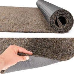 Schmutzfangteppich Sauberlaufmatte Flur Teppich Teppichläufer Läufer Flur POET Breite 160cm Braun