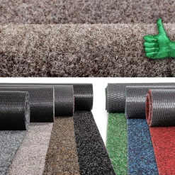 Schmutzfangteppich Sauberlaufmatte Flur Teppich Teppichläufer Läufer Flur POET Breite 80cm Beige