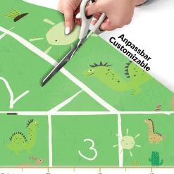 Spielmatte Hüpfspiel Teppich Läufer Hüpfspiel abwaschbar rutschfest Briefhopse 75x194cm