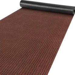 Teppichläufer Flurläufer Küchenläufer Velours Wilson Braun 65cm Breit