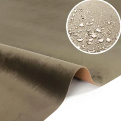 Teppichläufer Flur Läufer Küchenläufer Velours Flur Teppich Samt Braun 50cm Breit