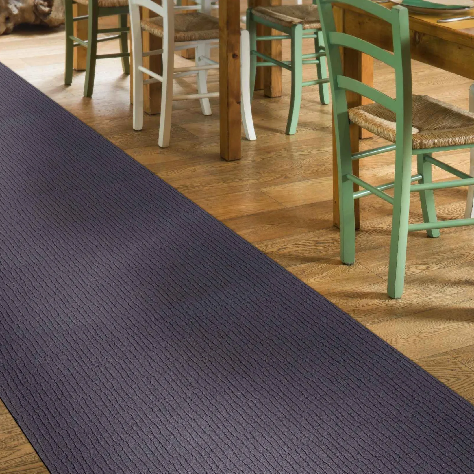 Teppichläufer Flurläufer Küchenläufer Velours Wilson Anthrazit 65cm Breit