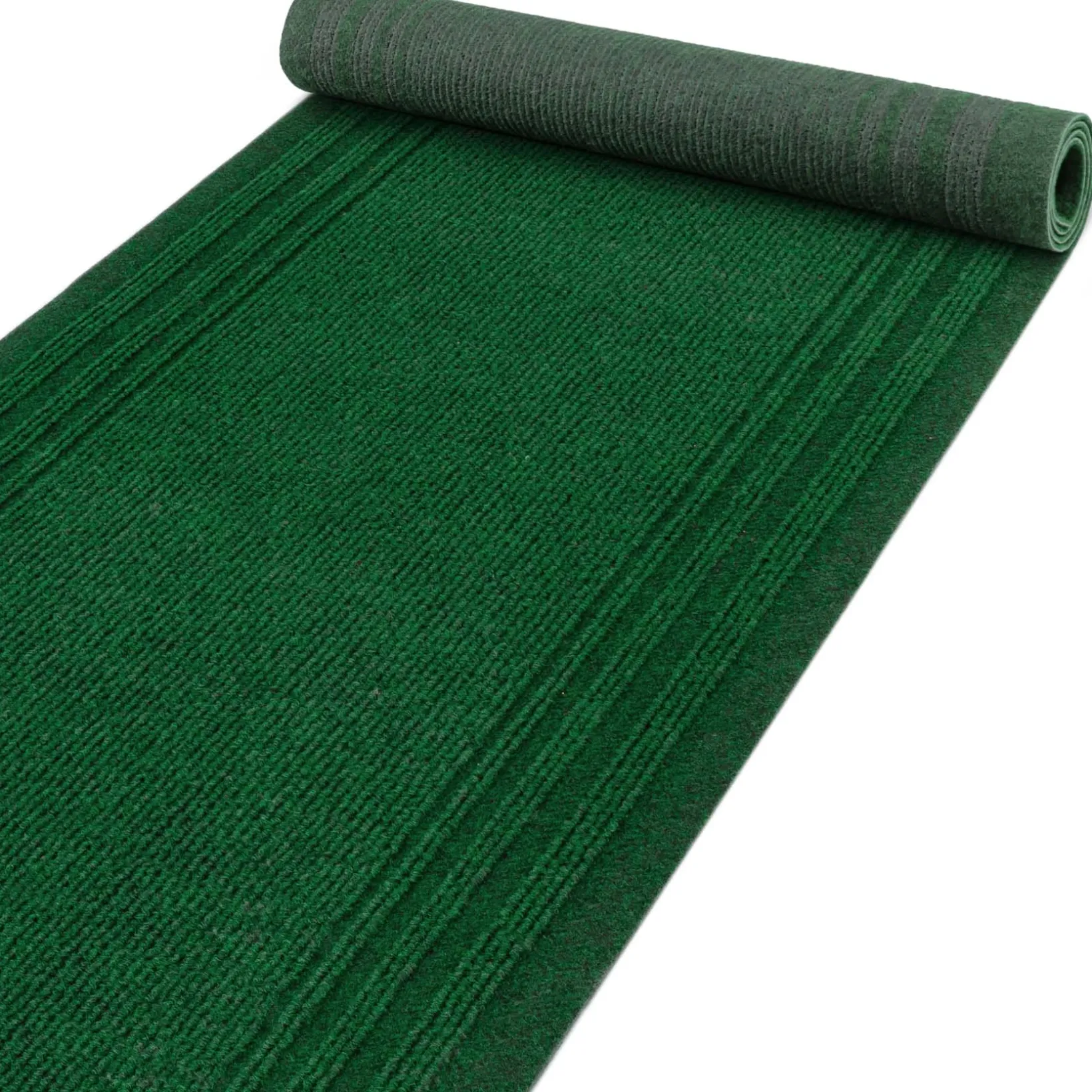 Teppichläufer Läufer Flur Teppich Sauberlaufmatte Schmutzfangteppich Grün 67cm Breit