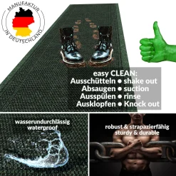 Teppichläufer Sauberlaufmatte Schmutzfangmatte Läufer Flur Meterware Aztek Breite 80cm