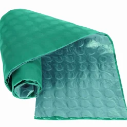 TPE Gummimatten Boden Gummiläufer Grün Noppen Bodenbelag 3mm -100 cm Breit