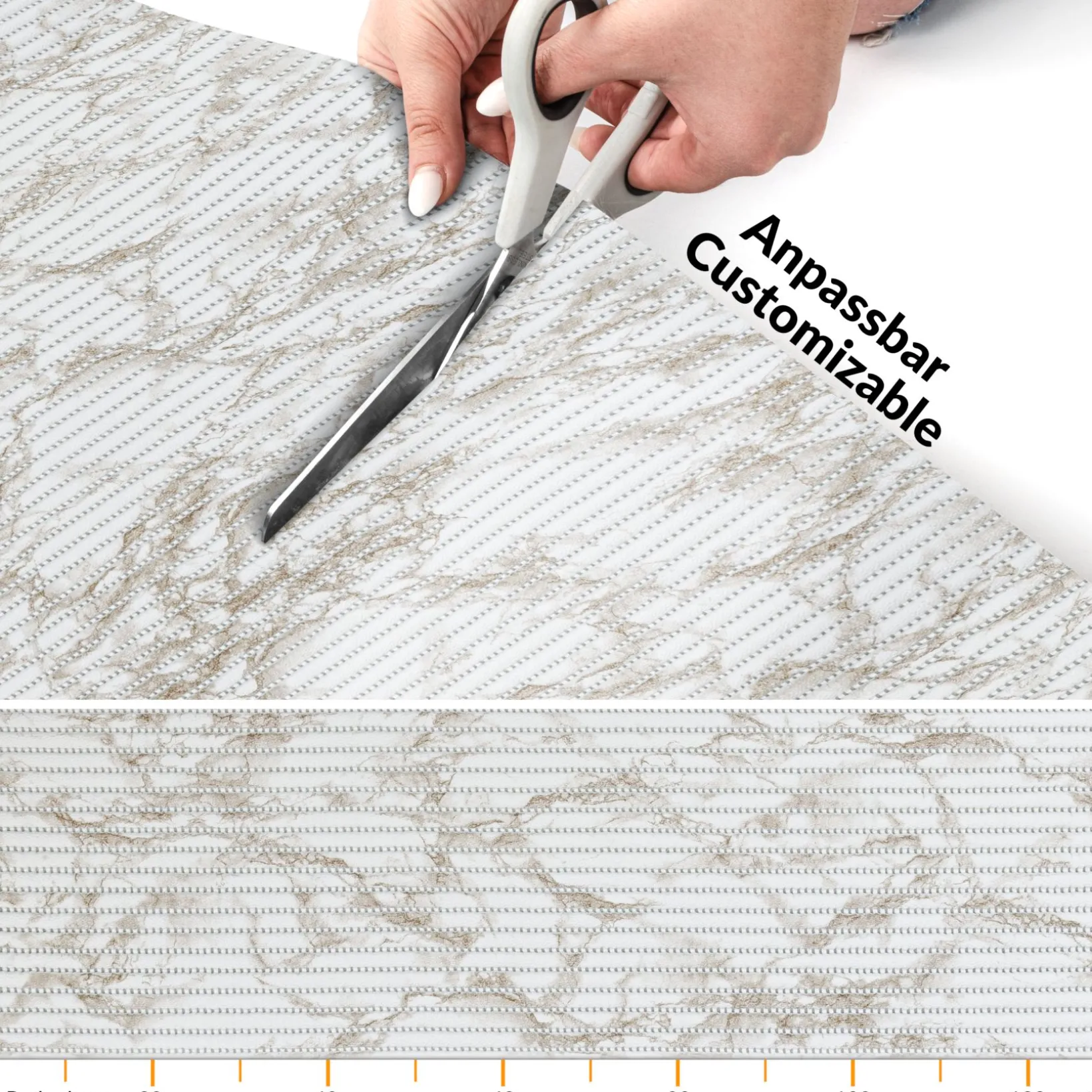 Weichschaummatte Badematte Weichschaum Bad Marmor Braun Breite 130cm Breite Meterware
