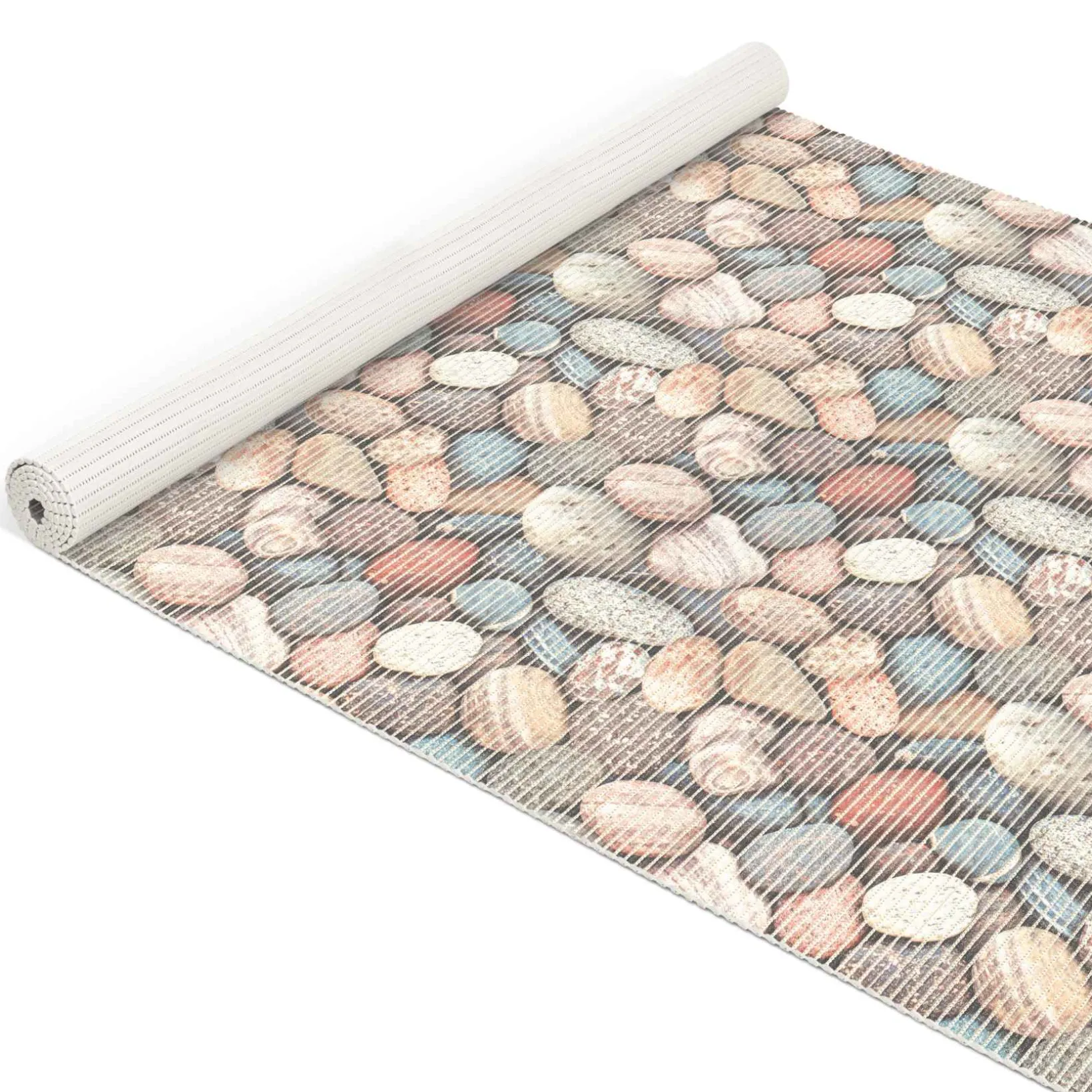 Weichschaummatte Badematte Weichschaum Bad Steine Breite 130cm Meterware