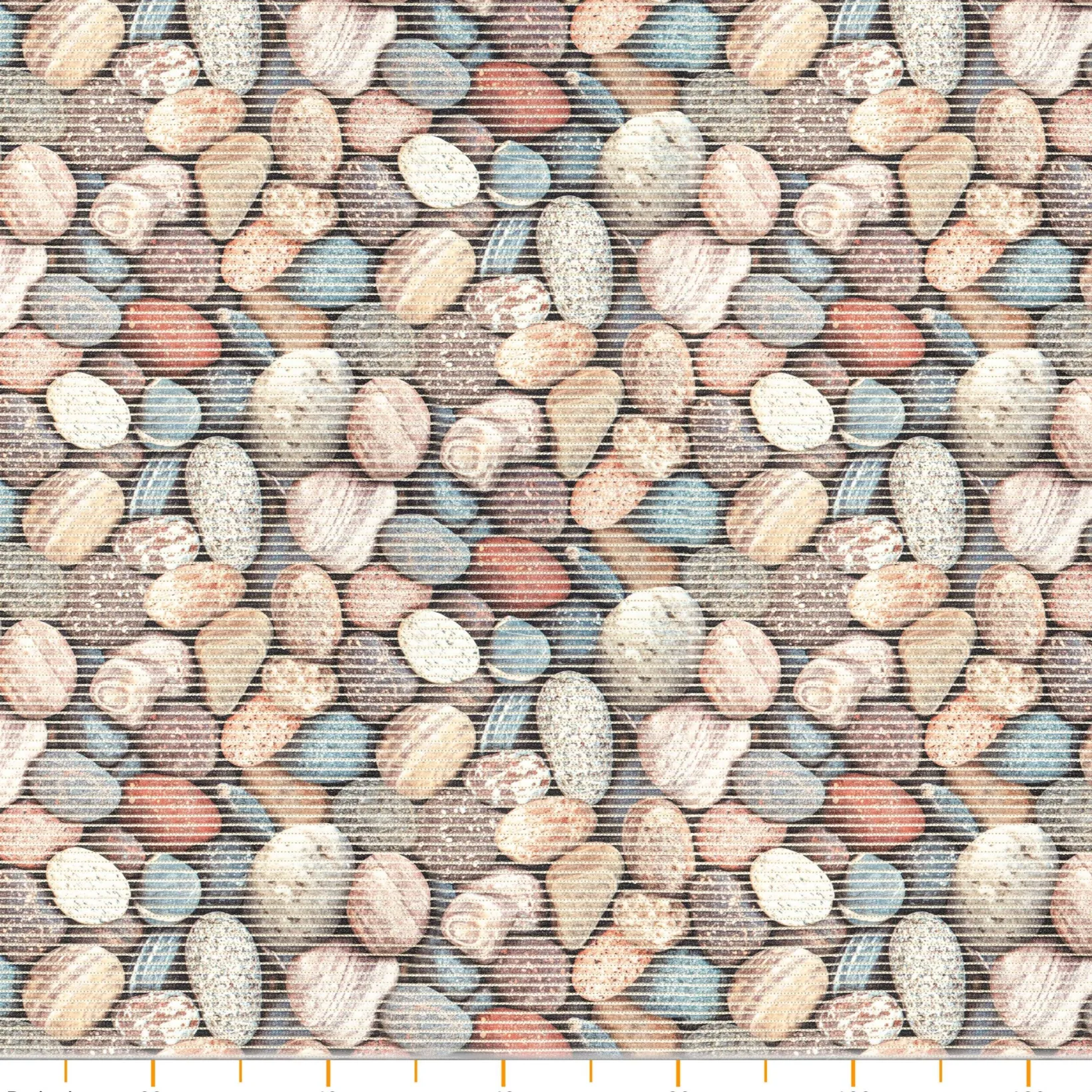 Weichschaummatte Badematte Weichschaum Bad Steine Breite 130cm Meterware