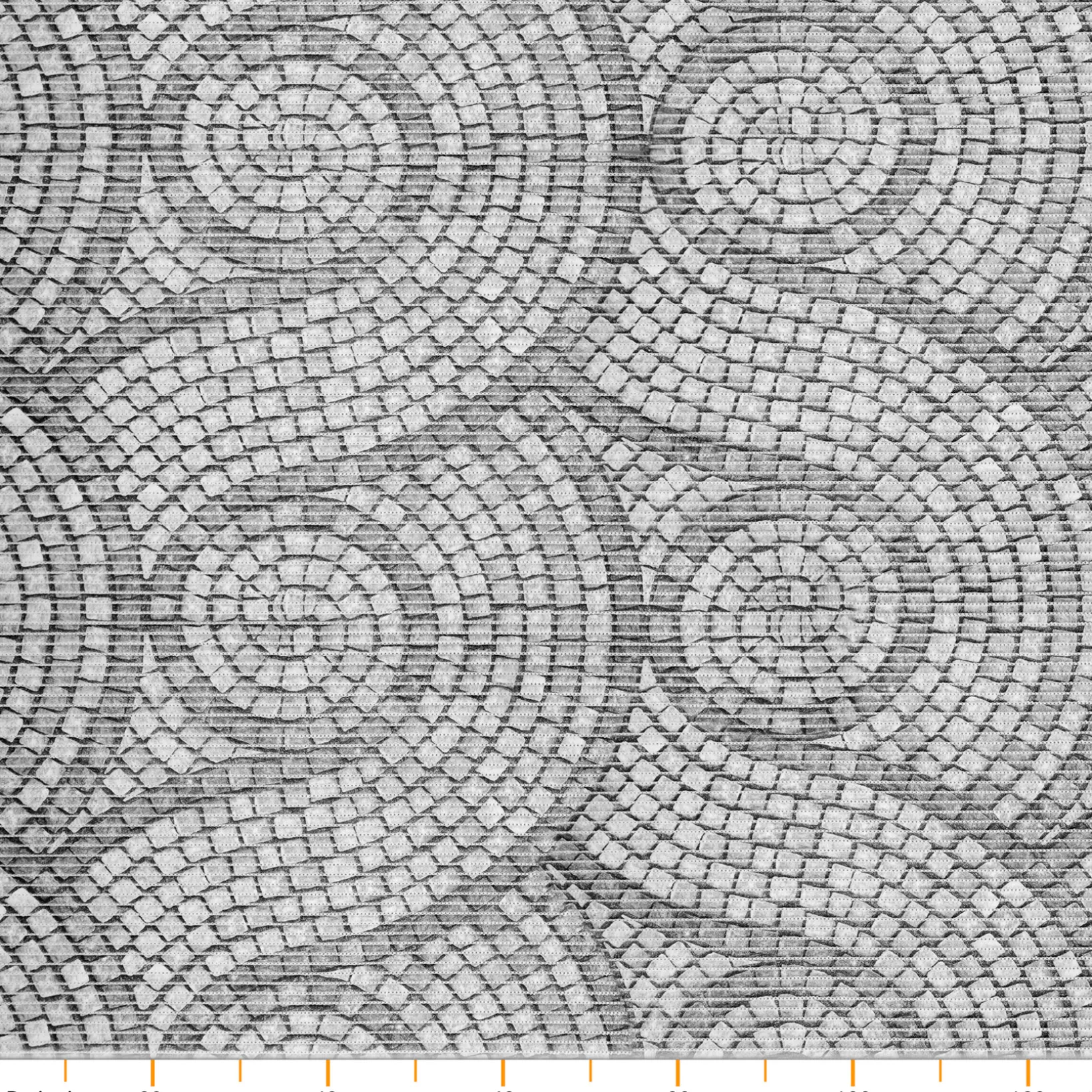 Weichschaummatte Badematte Weichschaum Bad Mosaiksteine Grau Breite 130cm Meterware
