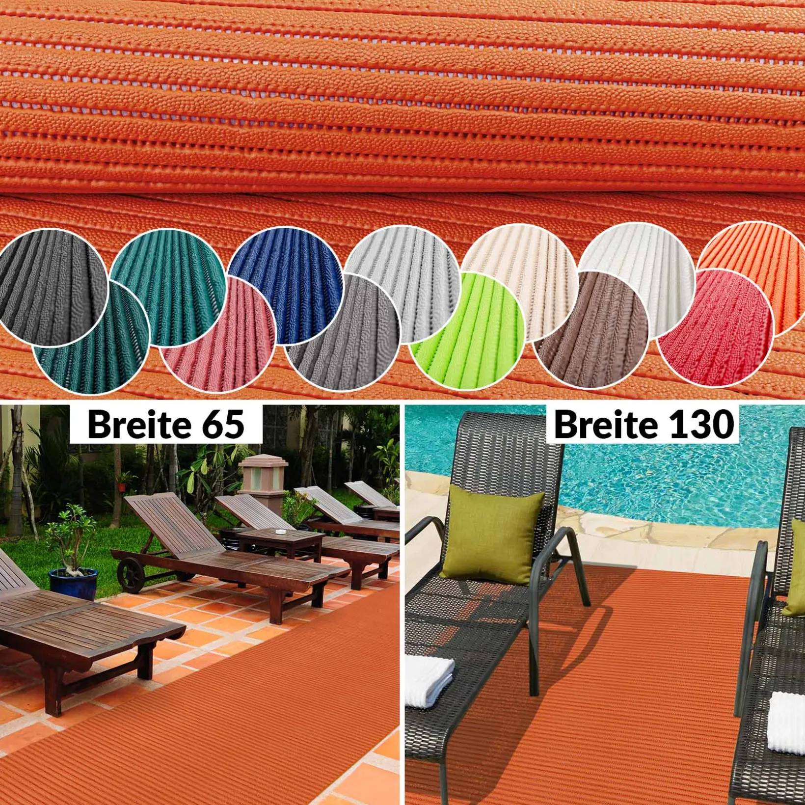 Weichschaummatte Badematte Weichschaum Bad 2 Breiten Classic Uni Einfarbig Meterware