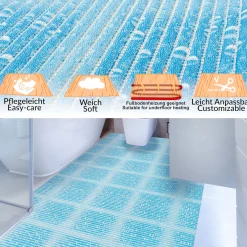 Weichschaummatte Badematte Weichschaum Bad Therme Breite 130cm Meterware