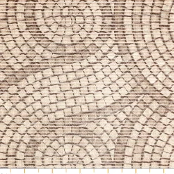 Weichschaummatte Bad Weichschaum Badematte Mosaiksteine Beige Breite 65cm Meterware
