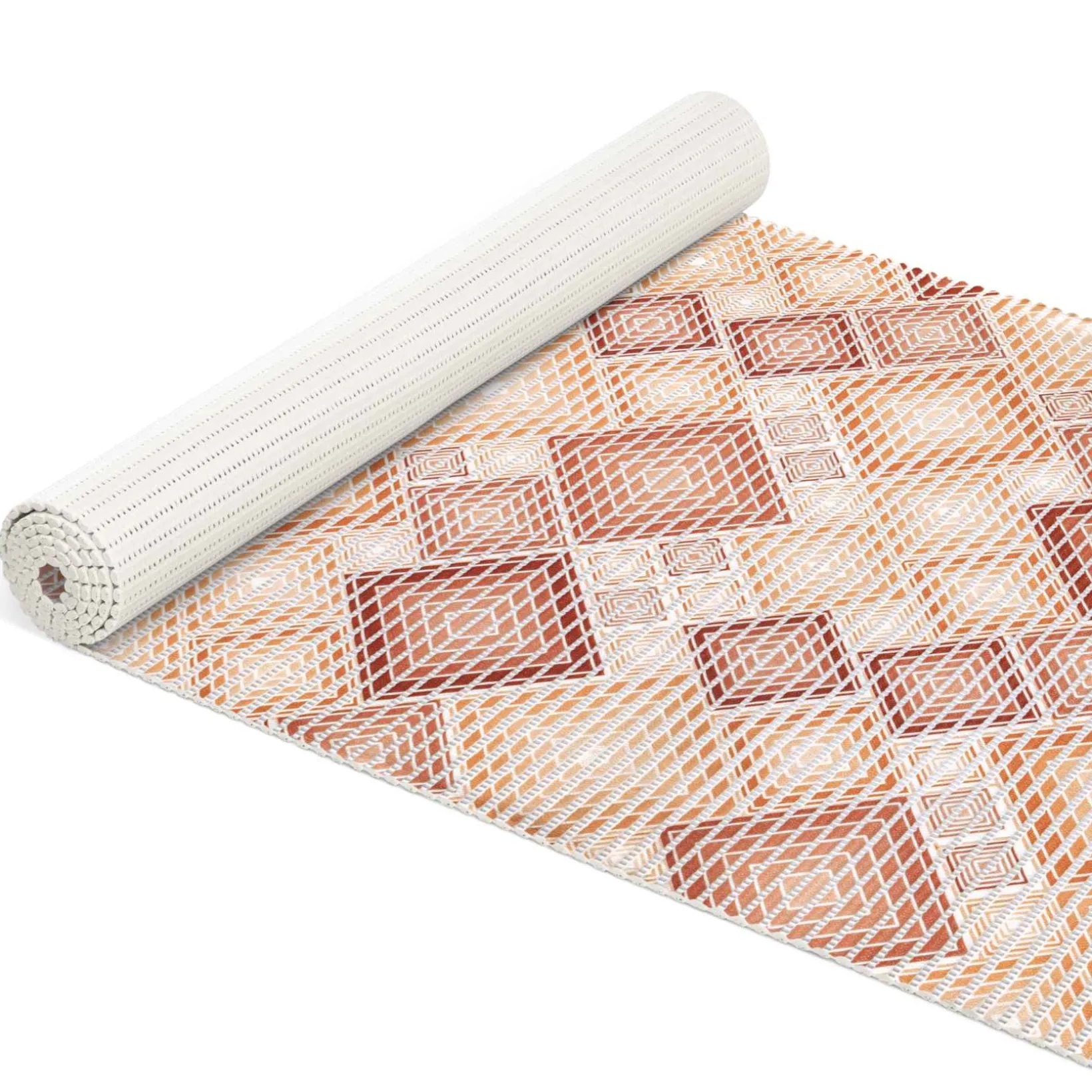 Weichschaummatte Bad Weichschaum Badematte Karo Braun Breite 65cm Meterware