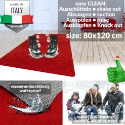 Weihnachtsfußmatte Weihnachtsteppich Fußmatte Schmutzfangmatte Flurläufer – 5 Designs