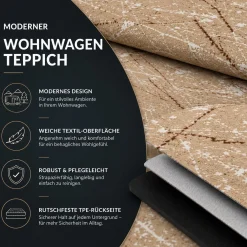 Wohnwagen Teppich Wohnmobil Teppichboden nach Maß Miro